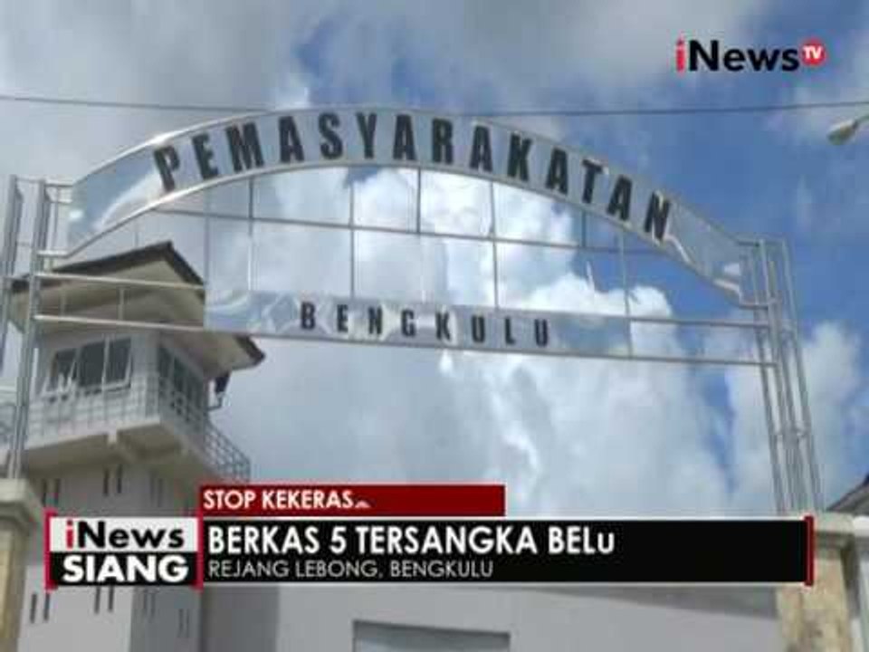 Berkas 5 tersangka kasus pembunuhan & pemerkosaan Yuyun belum juga lengkap - iNews Siang 26/05
