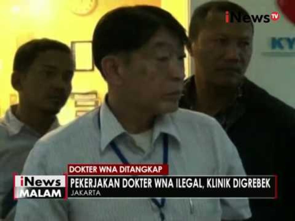 Sebuah klinik kesehatan yang mempekerjakan dokter WNA digerebek petugas - iNews Malam 25/05