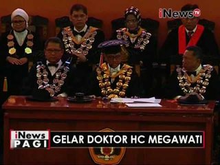 UNPAD menganugerahkan gelar Doktor pada Megawati Sukarnoputri - iNews Pagi 26/05