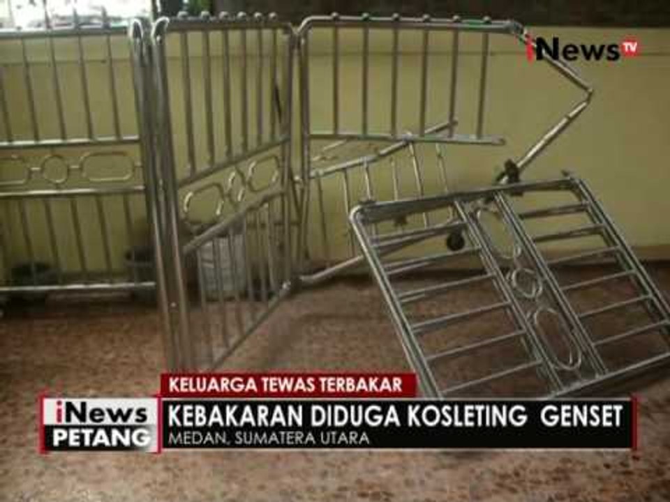 Rumah terbakar akibat korsleting listrik, 1 keluarga tewas di Medan - iNews Petang 30/05
