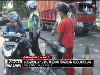 Gunakan plat nomor polisi buatan sendiri, pengendara berdebat dengan polisi - iNews Malam 26/05