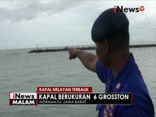 Download Video: Akibat cuaca buruk, Kapal nelayan terbalik saat terkena ombak di Indramayu - iNews Malam 30/05