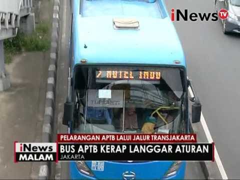 Pemprov DKI larang APTB masuk jalur Transjakarta - iNews Malam 01/06