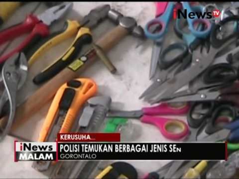 Pasca kerusuhan lapas Gorontalo, polisi temukan banyak sajam - iNews Malam 01/06