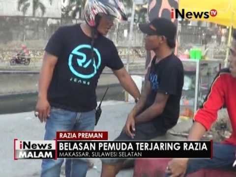 Menanggulangi aksi kriminal saat Ramadhan, Polsek Makassar lakukan razia preman - iNews Malam 01/06