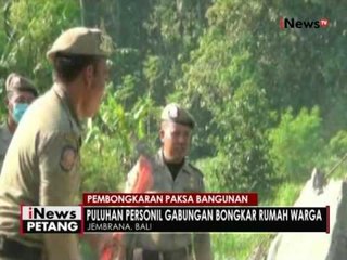 Tải video: Personil gabungan Jembrana, Bali eksekusi bangunan yang berdiri ditanah negara -  iNews Petang 03/06