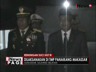 Upacara renungan suci juga dilakukan di TMP Panaikang Makassar - iNews Pagi 17/08