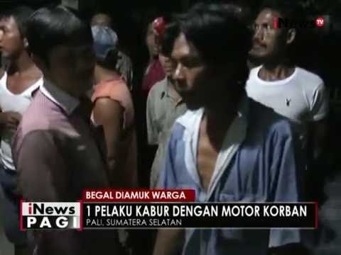 2 pelaku begal di Pali diamuk warga hingga babak belur - iNews Pagi 18/08