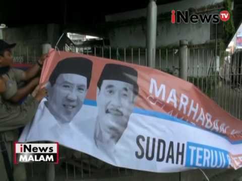Sepanduk Ahok Djarot dicopot Satpol PP - iNews Malam 07/06