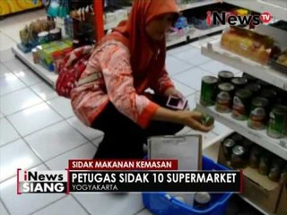 Sidak makanan kadaluarsa di sejumlah daerah - iNews Siang 08/06