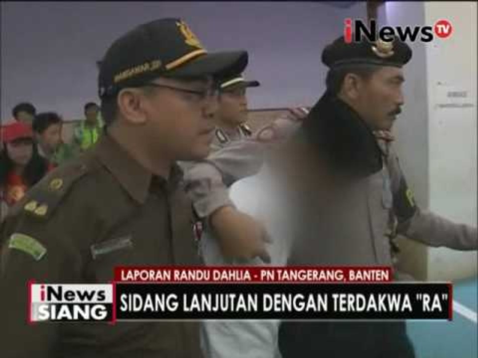 Live Report : sidang lanjutan, "RA" diancam hukuman penjara seumur hidup - iNews Siang 08/06