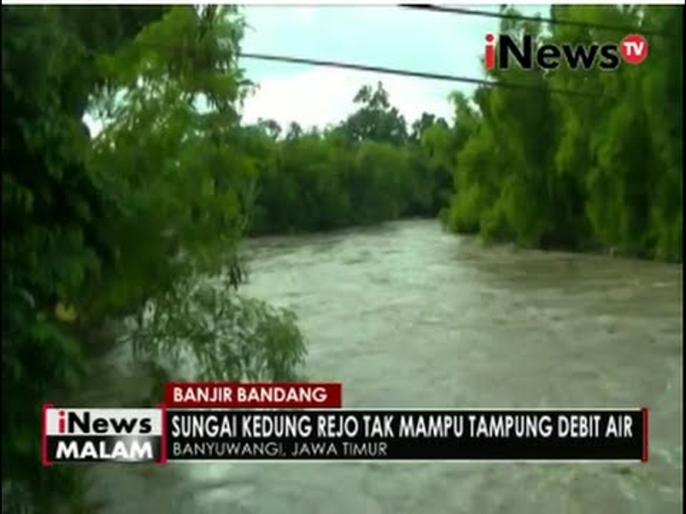 Sungai Kedung Rejo meluap, 3 desa terendam banjir 1 Meter - iNews Malam 08/06