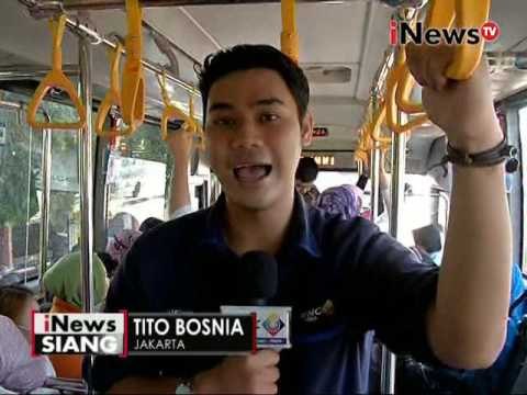 Rute baru Transjakarta Ciputat-halte Rosari Bunderan Hi - iNews Siang 08/06
