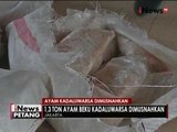 Polda Metro Jaya lakukan pemusnahan 1,3 ton ayam beku kadaluwarsa di Tangerang - iNews Petang 09/06