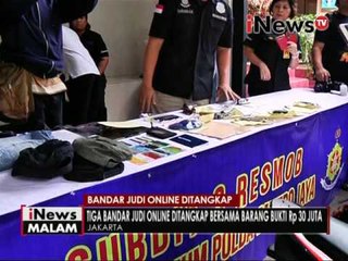 Jelang piala EURO tiga bandar judi online ditangkap - iNews Malam 09/06