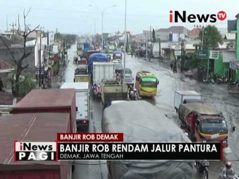 Jalur Pantura terendam banjir rob, sebabkan kemacetan 5Km - iNews Pagi 10/06