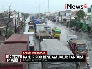 Jalur Pantura terendam banjir rob, sebabkan kemacetan 5Km - iNews Pagi 10/06