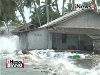 Cuaca buruk, gelombang tinggi rendam warung dan lahan parkir - iNews Siang 09/06