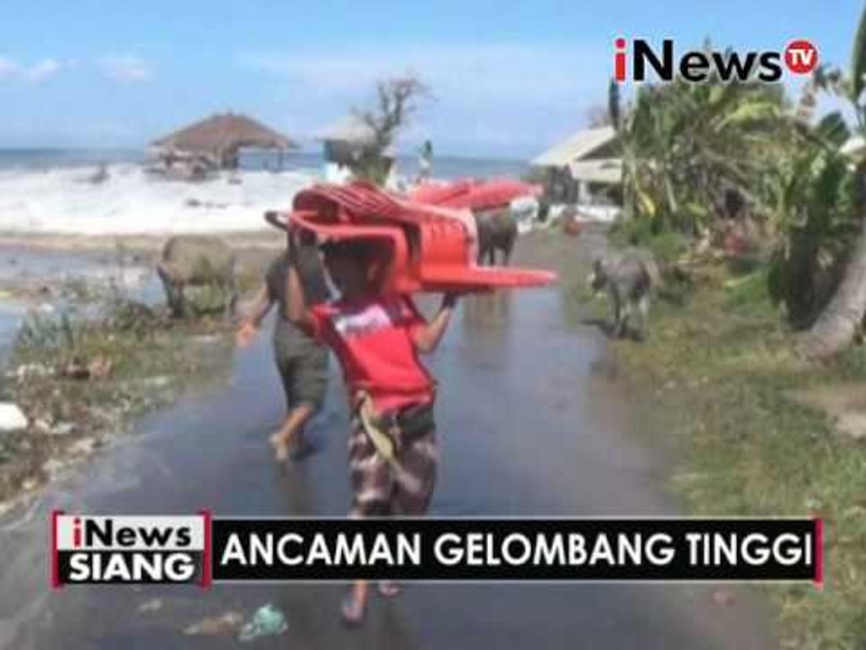 Terjangan ombak tinggi di beberapa objek wisata - iNews Siang 10/06