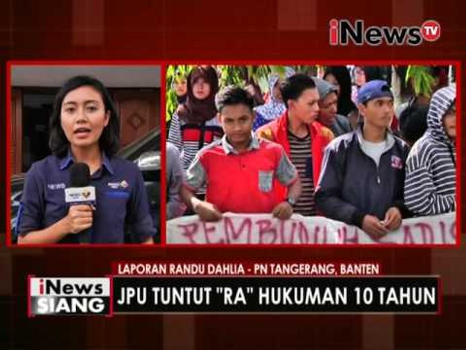 Live Report : Sidang Enno, "RA" dijerat pasal 340 Pembunuhan berencana - iNews Siang 10/06