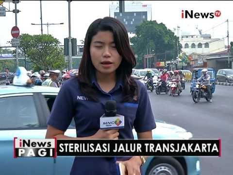 Live report : kondisi jalur Transjakarta di kawasan Matraman, Jaktim - iNews Pagi 14/06