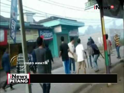 Video amatir, tawuran warga di Tangerang usai sahur - iNews Petang 14/06