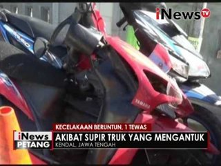 Download Video: Tabrakan beruntun di pantura kendal, 1 orang tewas - iNews Petang 15/06