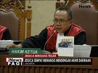 Jessica sempat menagis saat jaksa membacakan dakwaan terhadap dirinya - iNews Pagi 16/06