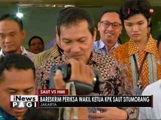 Wakil ketua KPK diperiksa Bareskrim sebagai saksi dalam kasus dengan HMI - iNews Pagi 17/06