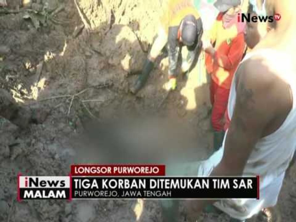 Tim SAR & TNI-Polri berhasil temukan 3 jenazah korban longsor di Purworejo - iNews Malam 20/06