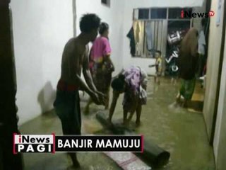 Hujan deras selama 6 jam, banjir rendam puluhan rumah warga di Mamuju - iNews Pagi 21/06