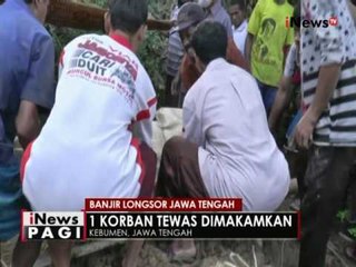 1 korban longsor di Kebumen, Jateng dimakamkan senin sore - iNews Pagi 21/06