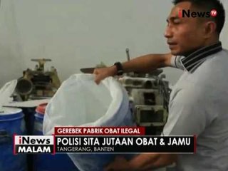 Bareskrim Polri gerebek pabrik obat ilegal di Tangerang - iNews Malam 21/06