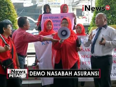 Nasabah asuransi tuntut pengembalian uang nasabah - iNews Petang 21/06