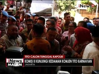 Download Video: Komisi III DPR RI kunjungi kediaman Komjen Tito Karnavian - iNews Malam 22/06