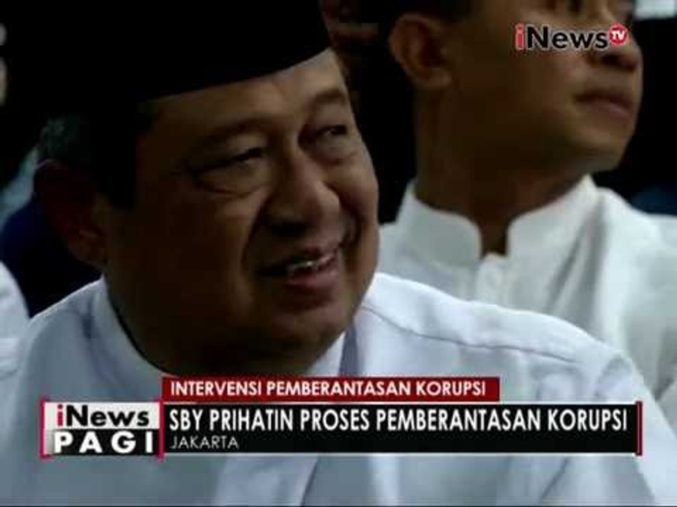 SBY prihatin terhadap proses pemberantasan korupsi yang terkesan merosot - iNews Pagi 21/06