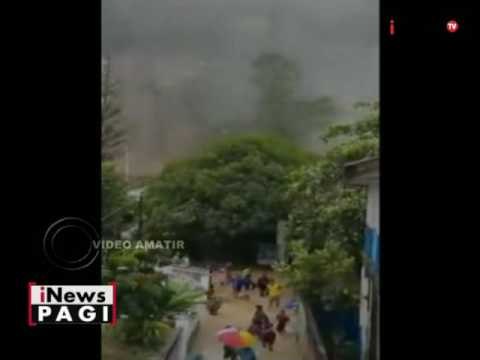 Video amatir detik-detik terjadinya banjir bandang di Sangihe, Sulsel - iNews Pagi 23/06