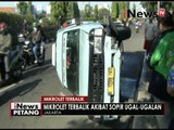 Ugal ugalan, mikrolet terbalik dibalik jalan pramuka - iNews Petang 23/06