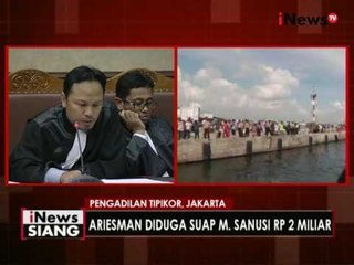 Live pengadilan Tipikor, sidang perdana Ariesman Widjaja 11 - iNews Siang 23/06