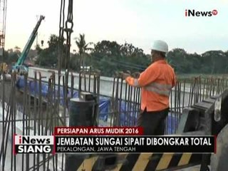 Jelang mudik lebaran, sejumlah jembatan di Jateng & Jatim diperbaiki - iNews Siang 24/06