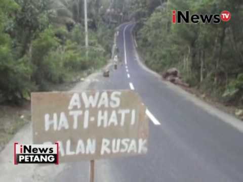 Waspada! Jalur alternatif mudik di banyumas rawan amblas - iNews Petang 23/06