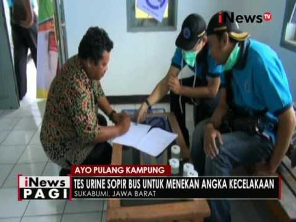 Persiapan arus mudik, BNN lakukan tes urine beberapa supir bus - iNews Pagi 27/06