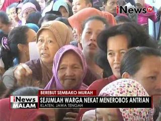 Bazar baju murah Rp.1000 diserbu warga - iNews Malam 26/06