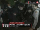 Anak TNI pelaku pencurian motor terpaksa didor - iNews Pagi 28/06