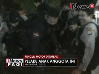 Anak TNI pelaku pencurian motor terpaksa didor - iNews Pagi 28/06