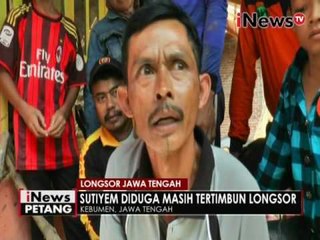 Seorang ibu hamil jadi korban longsor Jawa Tengah - iNews Petang 23/06