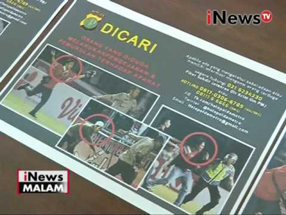Polisi tangkap Jakmania pelaku pelemparan mobil polisi - iNews Malam 28/06