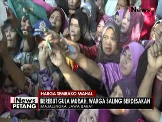 300 warga miskin di Majalengka berdesak-desakan dalam antrian sembako murah - iNews Petang 27/06