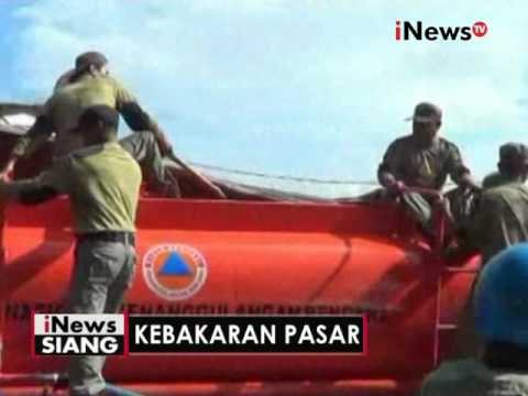 Kebakaran pasar kota Soe, petugas masih memadamkan api yang menyala - iNews Siang 30/06