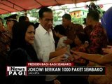 Presiden Jokowi bagi - bagi 1000 paket sembako di Jakarta - iNews Pagi 30/06